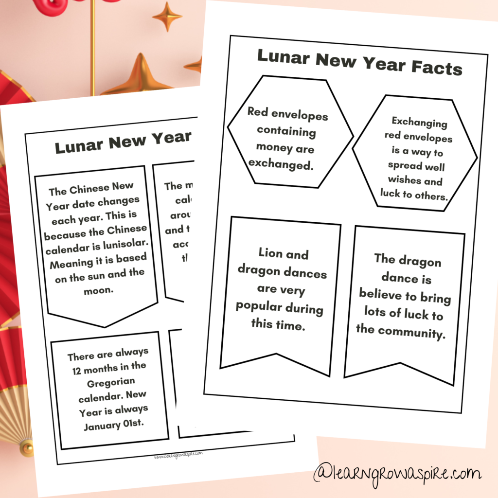 free lunar new year activities for kids | learn grow aspire